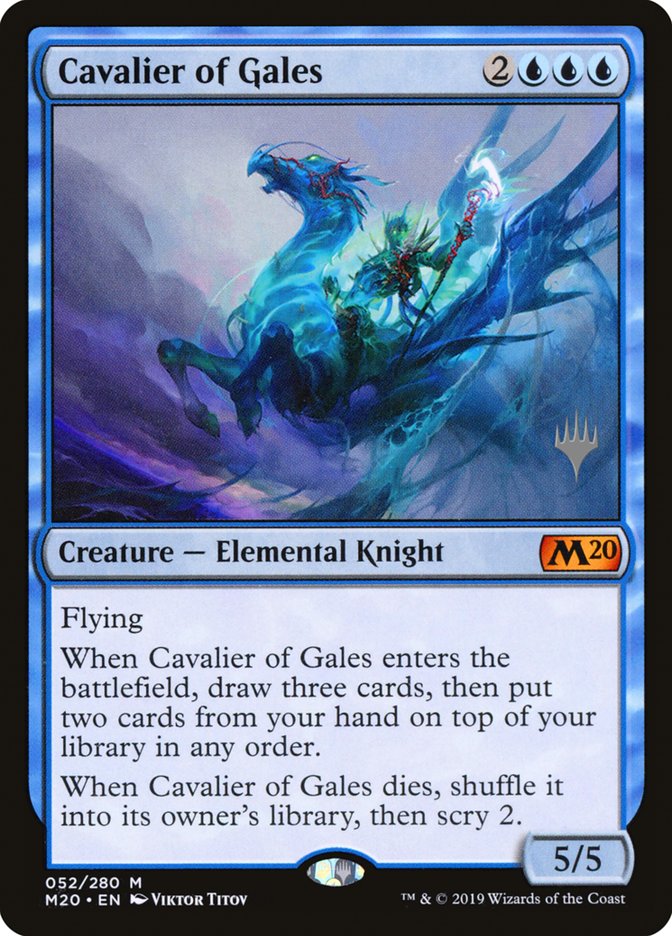 Cavalier of Gales [Core Set 2020 Promos] | KingTCG.ca