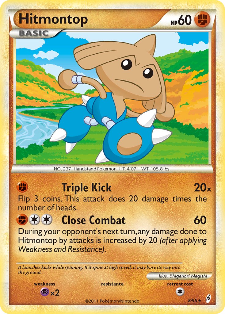 Hitmontop (8/95) (Theme Deck Exclusive) [HeartGold & SoulSilver: Call of Legends] | KingTCG.ca