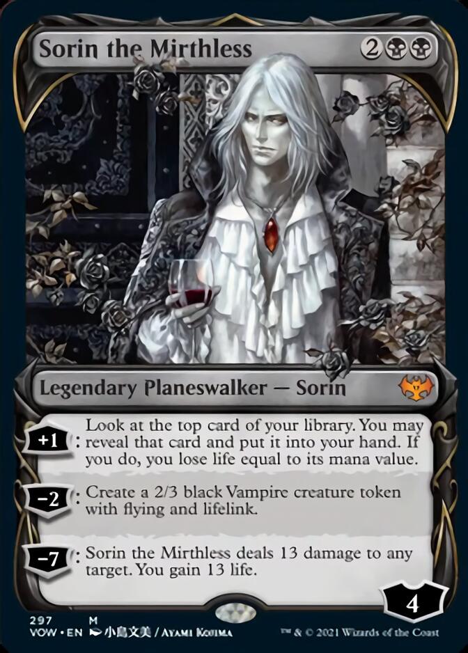 Sorin the Mirthless (Showcase Fang Frame) [Innistrad: Crimson Vow] | KingTCG.ca