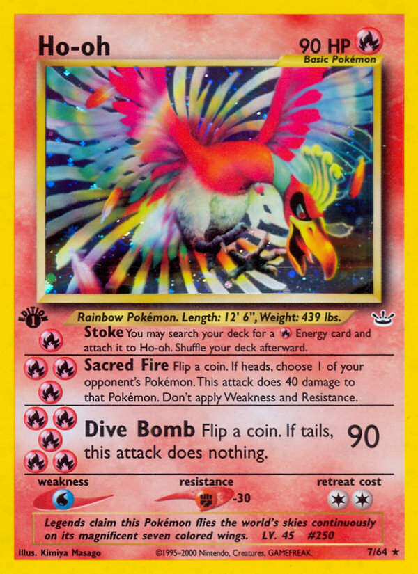 Ho-oh (7/64) [Neo Revelation 1st Edition] | KingTCG.ca