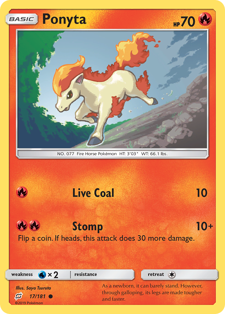 Ponyta (17/181) [Sun & Moon: Team Up] | KingTCG.ca