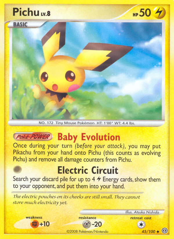 Pichu (45/100) [Diamond & Pearl: Stormfront] | KingTCG.ca