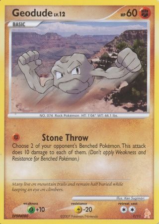 Geodude (1/11) [Diamond & Pearl: Trainer Kit] | KingTCG.ca