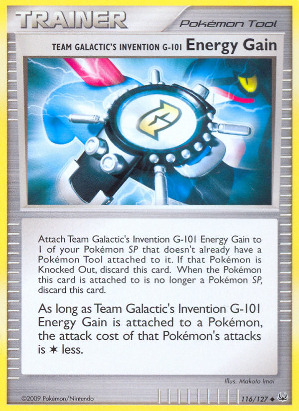 Team Galactic's Invention G-101 Energy Gain (116/127) [Platinum: Base Set] | KingTCG.ca