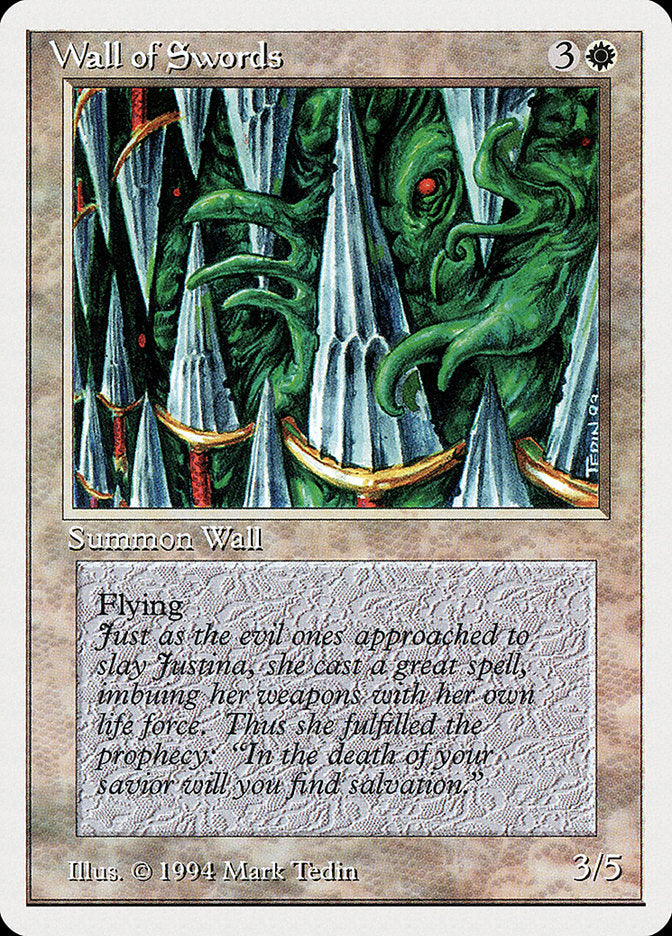 Wall of Swords [Summer Magic / Edgar] | KingTCG.ca