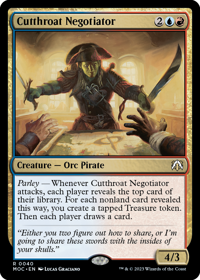 Cutthroat Negotiator [March of the Machine Commander] | KingTCG.ca