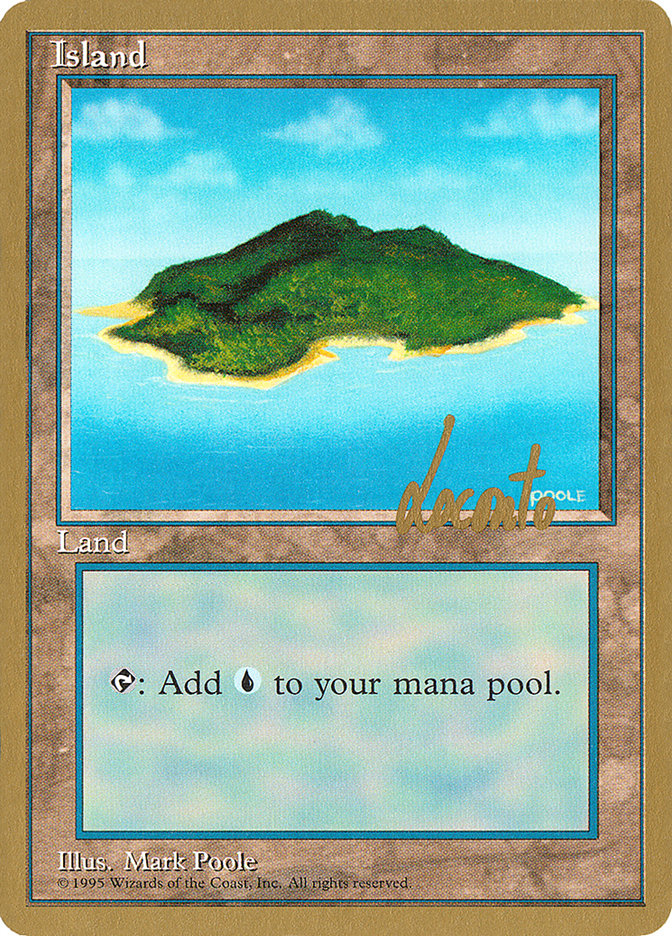 Island (ml367) (Michael Loconto) [Pro Tour Collector Set] | KingTCG.ca