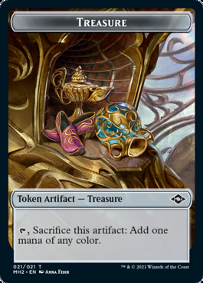 Treasure Token (#21) // Zombie Token [Modern Horizons 2 Tokens] | KingTCG.ca