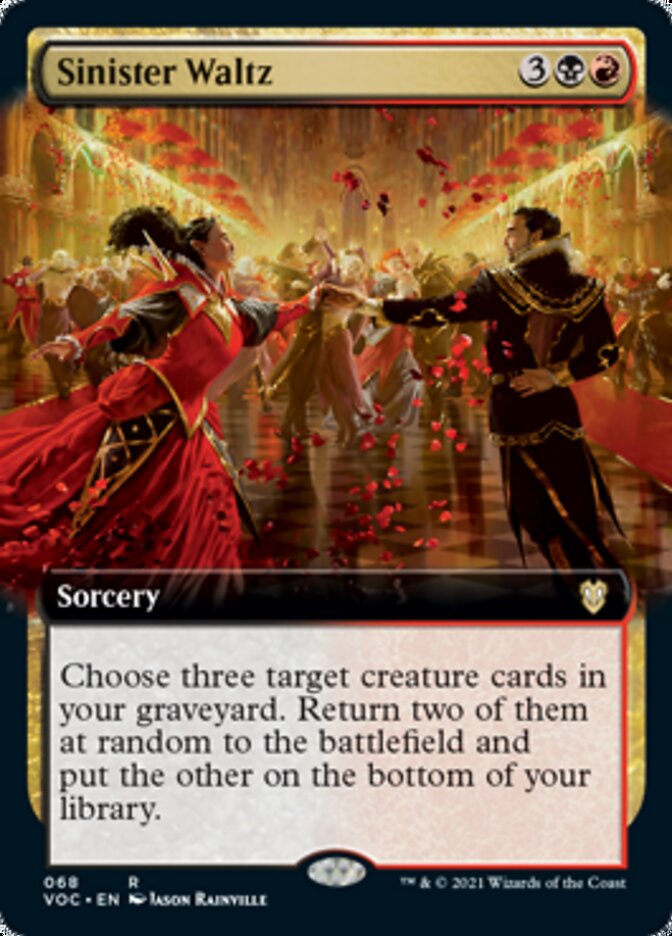 Sinister Waltz (Extended) [Innistrad: Crimson Vow Commander] | KingTCG.ca