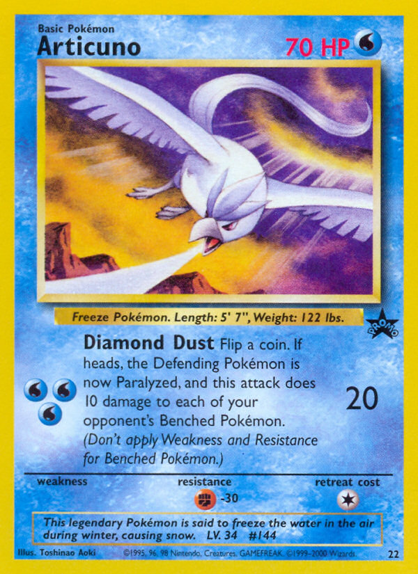 Articuno (22) [Wizards: Black Star Promos] | KingTCG.ca