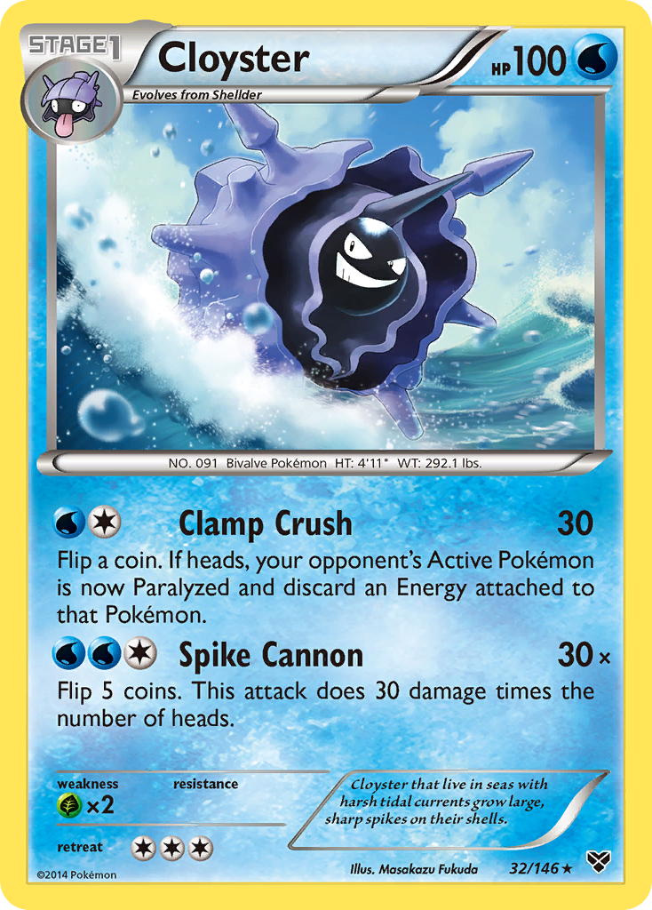 Cloyster (32/146) [XY: Base Set] | KingTCG.ca