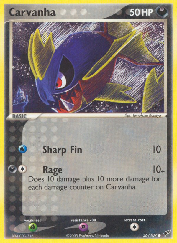 Carvanha (56/107) [EX: Deoxys] | KingTCG.ca