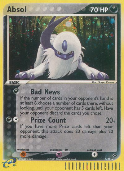 Absol (1/97) [EX: Dragon] | KingTCG.ca