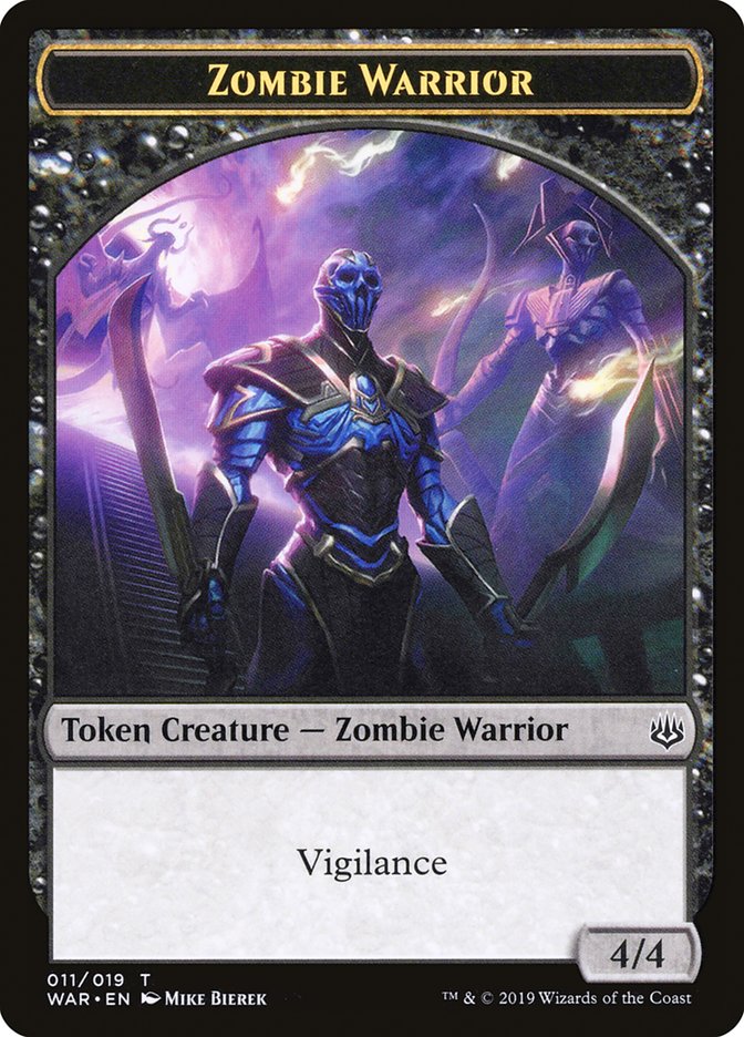 Zombie Warrior [War of the Spark Tokens] | KingTCG.ca