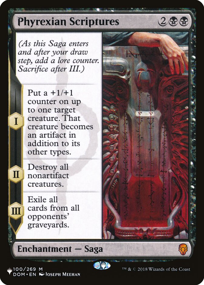 Phyrexian Scriptures [The List] | KingTCG.ca