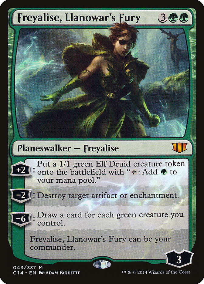 Freyalise, Llanowar's Fury [Commander 2014] | KingTCG.ca