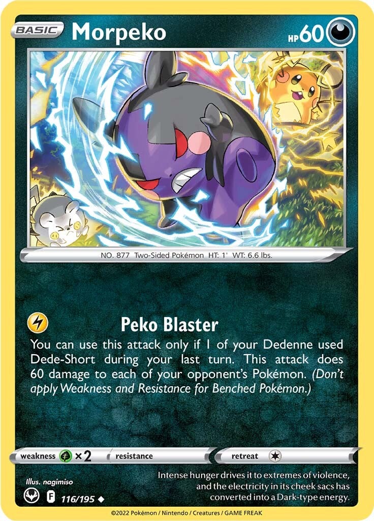 Morpeko (116/195) [Sword & Shield: Silver Tempest] | KingTCG.ca