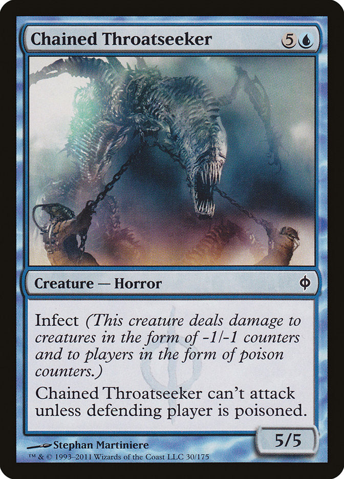 Chained Throatseeker [New Phyrexia] | KingTCG.ca