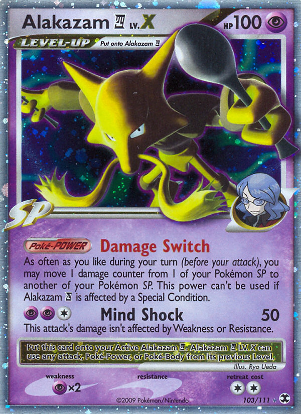 Alakazam 4 LV.X (103/111) [Rising Rivals] | KingTCG.ca