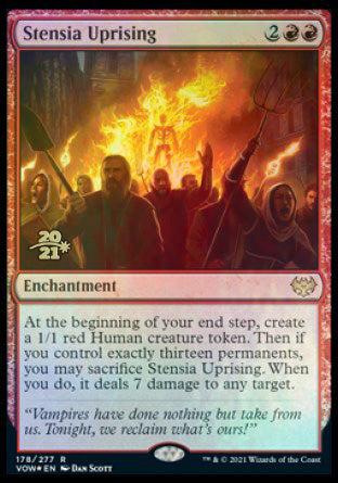 Stensia Uprising [Innistrad: Crimson Vow Prerelease Promos] | KingTCG.ca