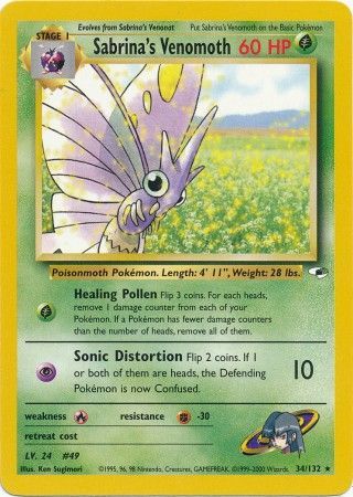 Sabrina's Venomoth (34/132) [Gym Heroes] | KingTCG.ca