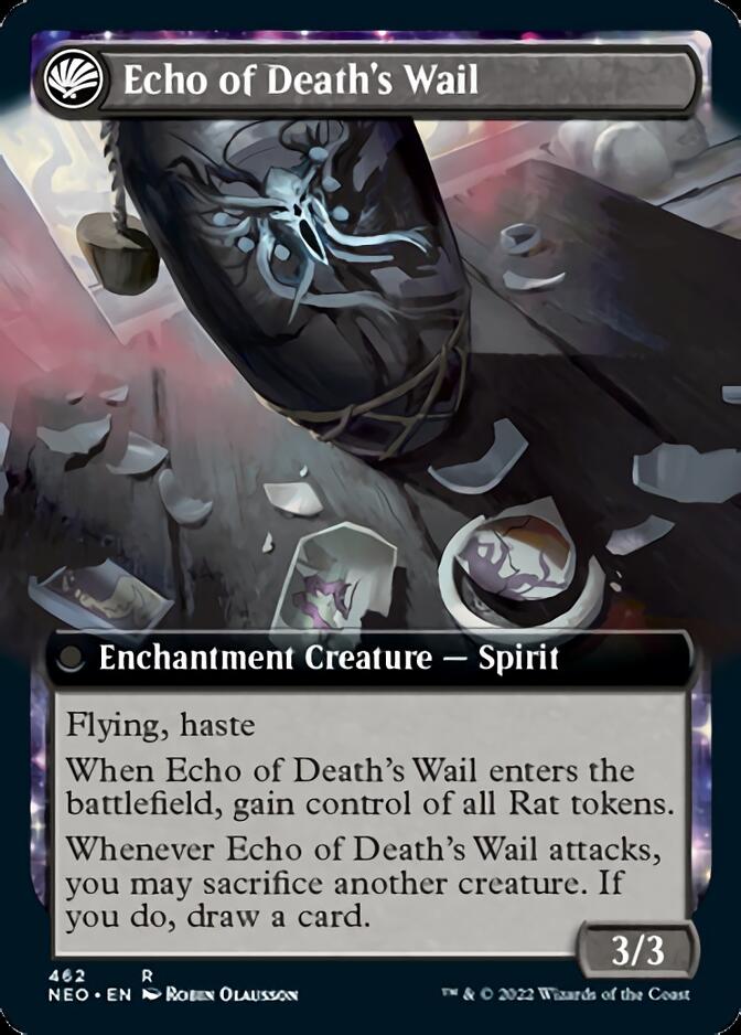 Tribute to Horobi // Echo of Death's Wail (Extended) [Kamigawa: Neon Dynasty] | KingTCG.ca