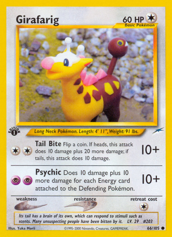 Girafarig (66/105) [Neo Destiny 1st Edition] | KingTCG.ca