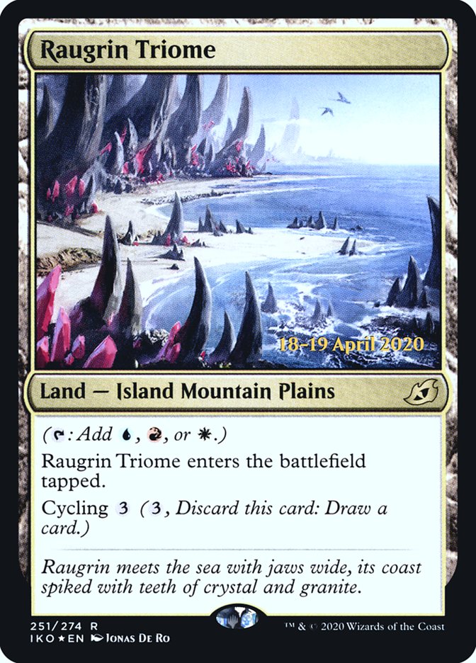 Raugrin Triome  [Ikoria: Lair of Behemoths Prerelease Promos] | KingTCG.ca