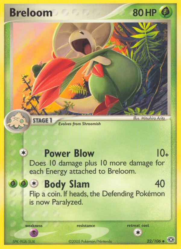 Breloom (22/106) [EX: Emerald] | KingTCG.ca