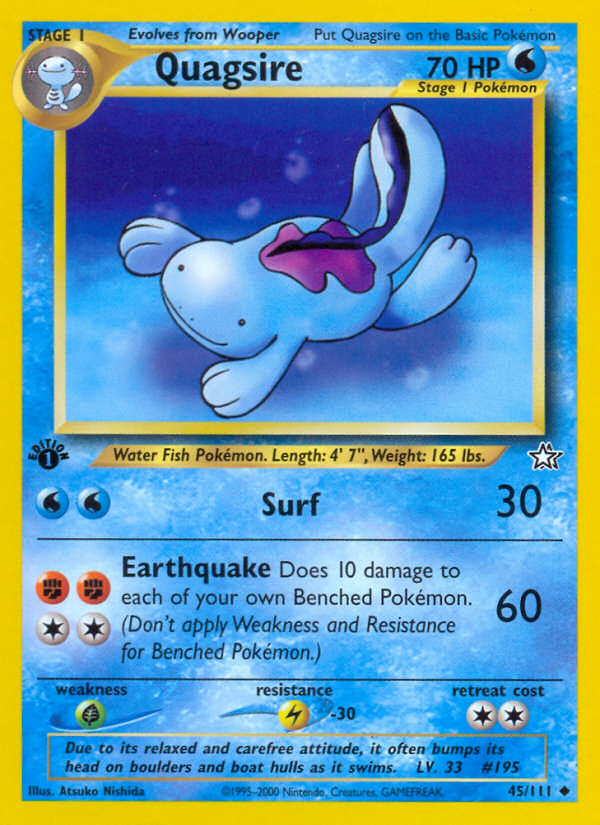 Quagsire (45/111) [Neo Genesis 1st Edition] | KingTCG.ca