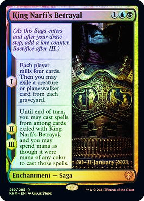 King Narfi's Betrayal [Kaldheim Prerelease Promos] | KingTCG.ca