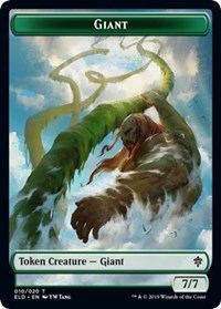 Giant // Food (17) Double-sided Token [Throne of Eldraine Tokens] | KingTCG.ca