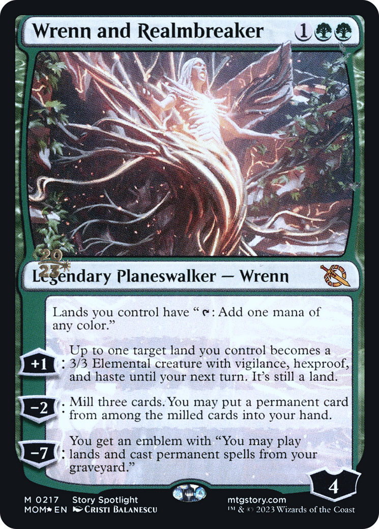 Wrenn and Realmbreaker [March of the Machine Prerelease Promos] | KingTCG.ca