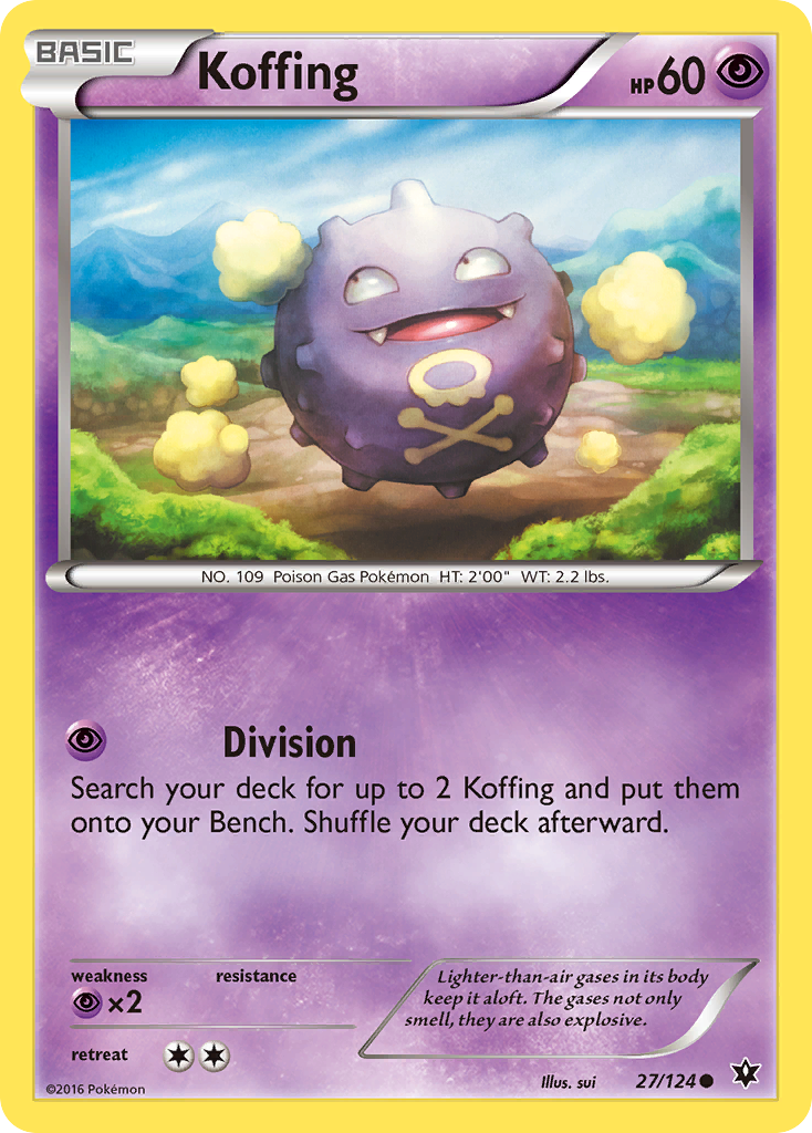 Koffing (27/124) [XY: Fates Collide] | KingTCG.ca