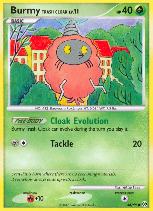 Burmy Trash Cloak (58/99) [Arceus] | KingTCG.ca