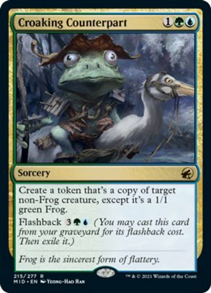 Croaking Counterpart [Innistrad: Midnight Hunt] | KingTCG.ca