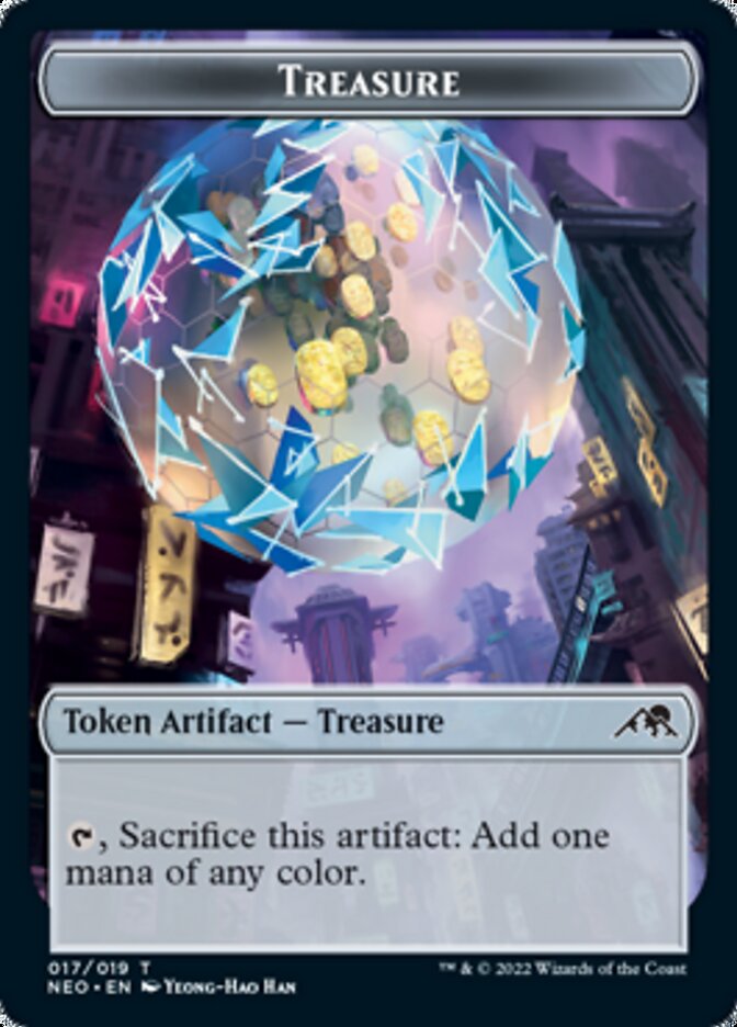 Treasure Token [Kamigawa: Neon Dynasty Tokens] | KingTCG.ca