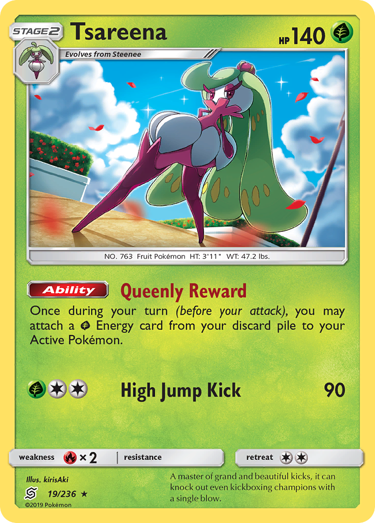 Tsareena (19/236) [Sun & Moon: Unified Minds] | KingTCG.ca