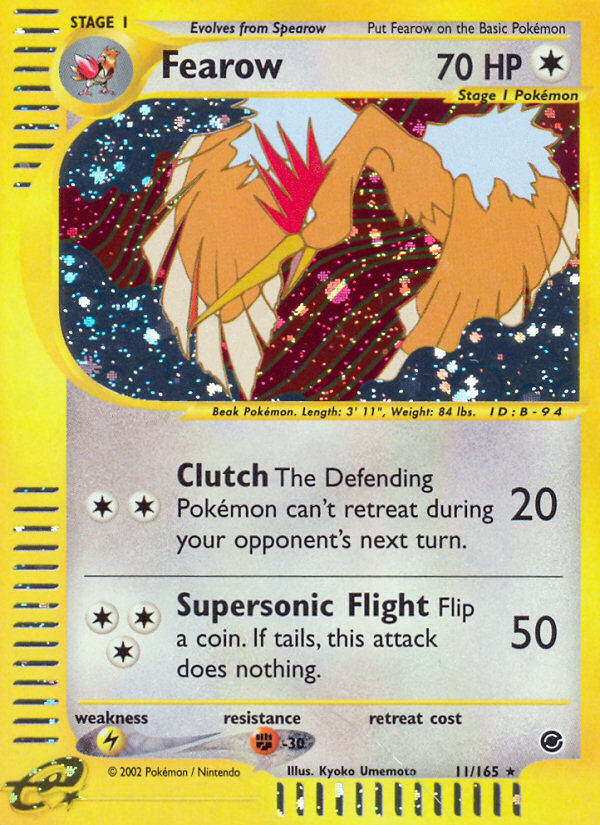 Fearow (11/165) [Expedition: Base Set] | KingTCG.ca