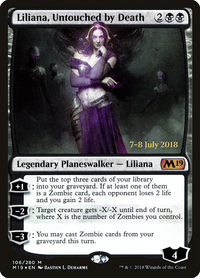 Liliana, Untouched by Death [Core Set 2019 Promos] | KingTCG.ca