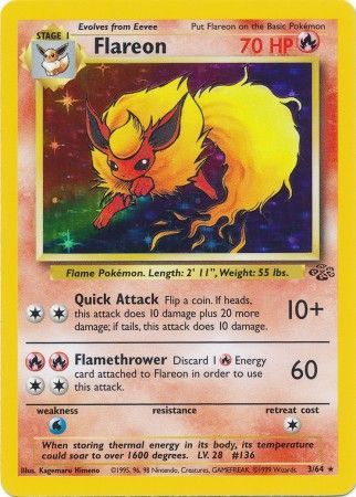 Flareon (3/64) [Jungle] | KingTCG.ca