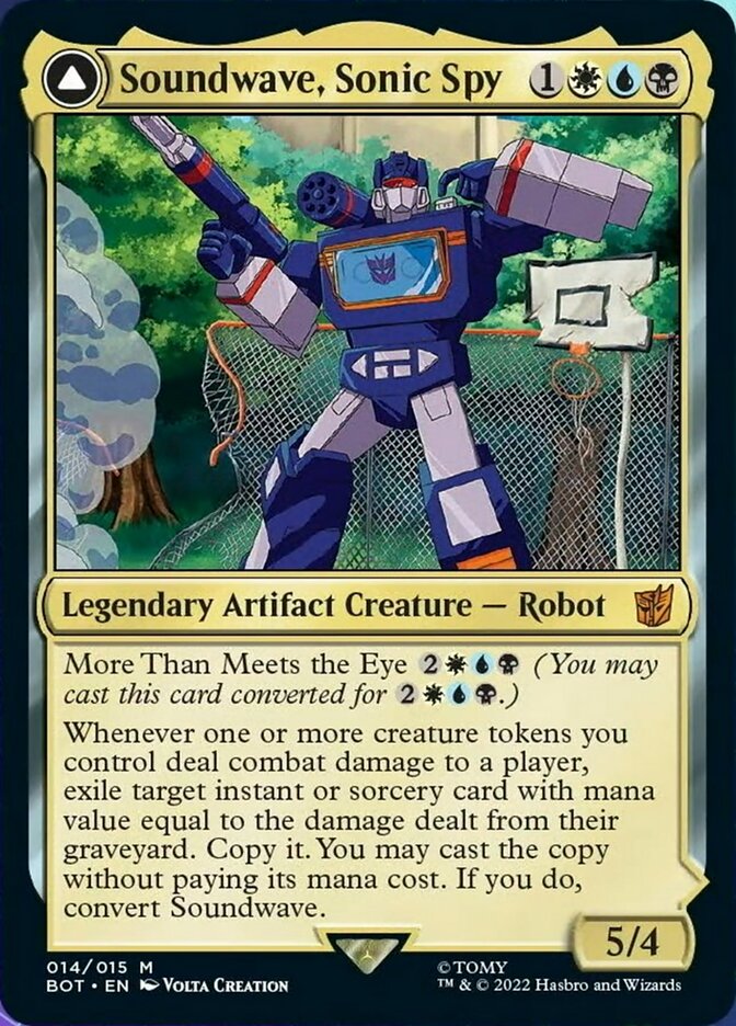 Soundwave, Sonic Spy // Soundwave, Superior Captain [Universes Beyond: Transformers] | KingTCG.ca