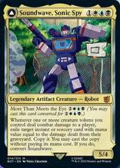 Soundwave, Sonic Spy // Soundwave, Superior Captain [Universes Beyond: Transformers] | KingTCG.ca