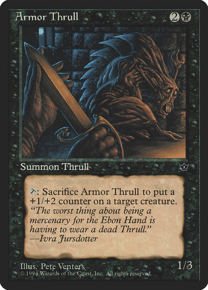 Armor Thrull (Pete Venters) [Fallen Empires] | KingTCG.ca