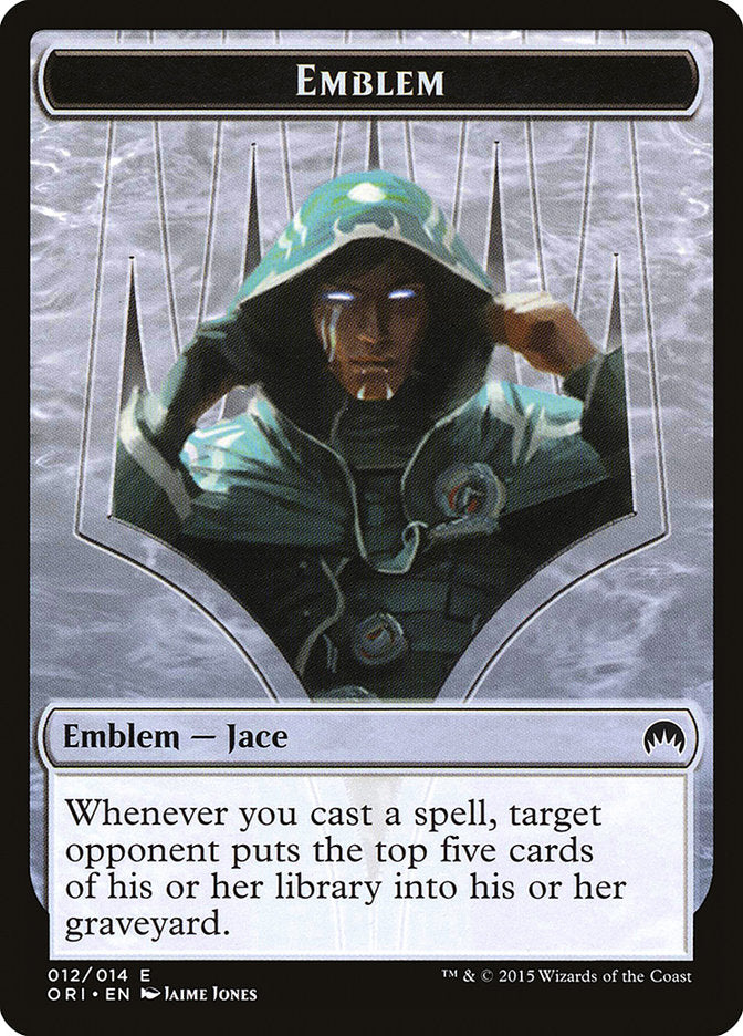 Jace, Telepath Unbound Emblem [Magic Origins Tokens] | KingTCG.ca