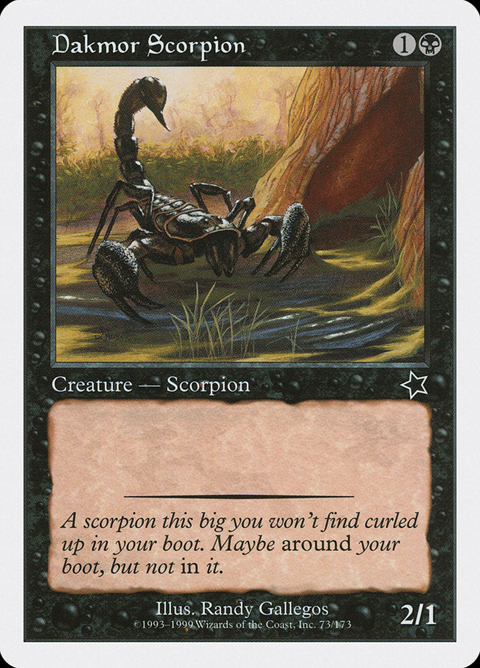 Dakmor Scorpion [Starter 1999] | KingTCG.ca