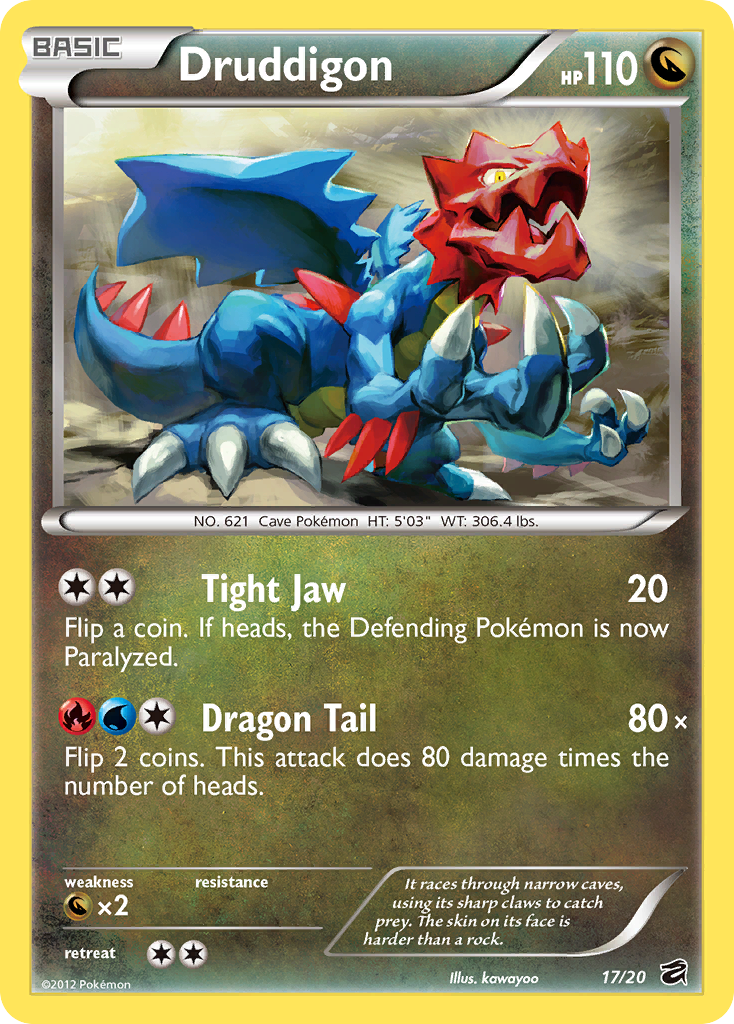 Druddigon (17/20) [Black & White: Dragon Vault] | KingTCG.ca