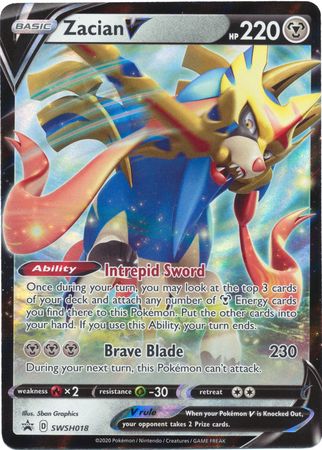 Zacian V (SWSH018) [Sword & Shield: Black Star Promos] | KingTCG.ca