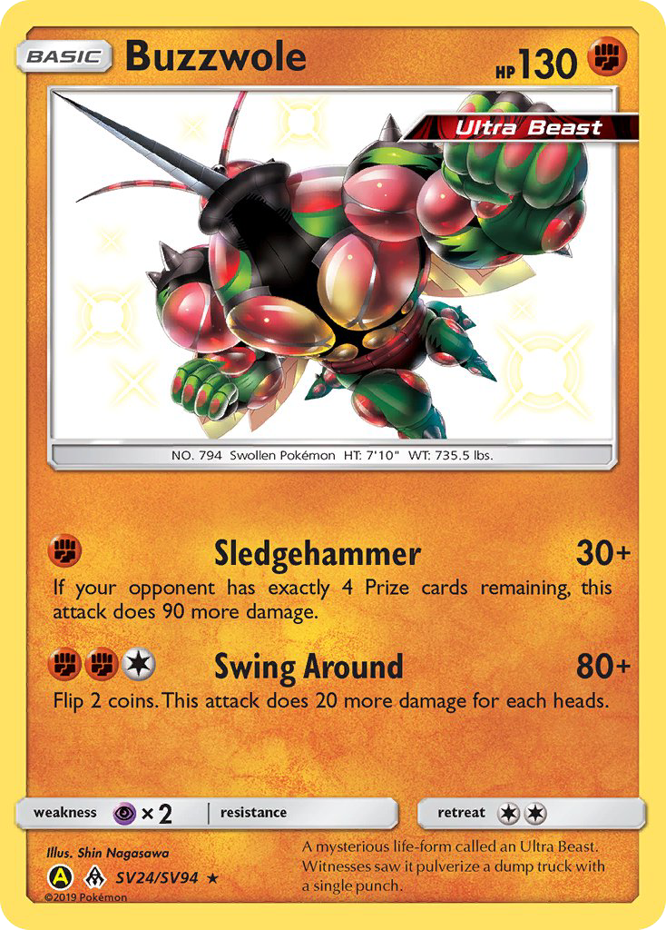 Buzzwole (SV24/SV94) [Sun & Moon: Hidden Fates - Shiny Vault] | KingTCG.ca