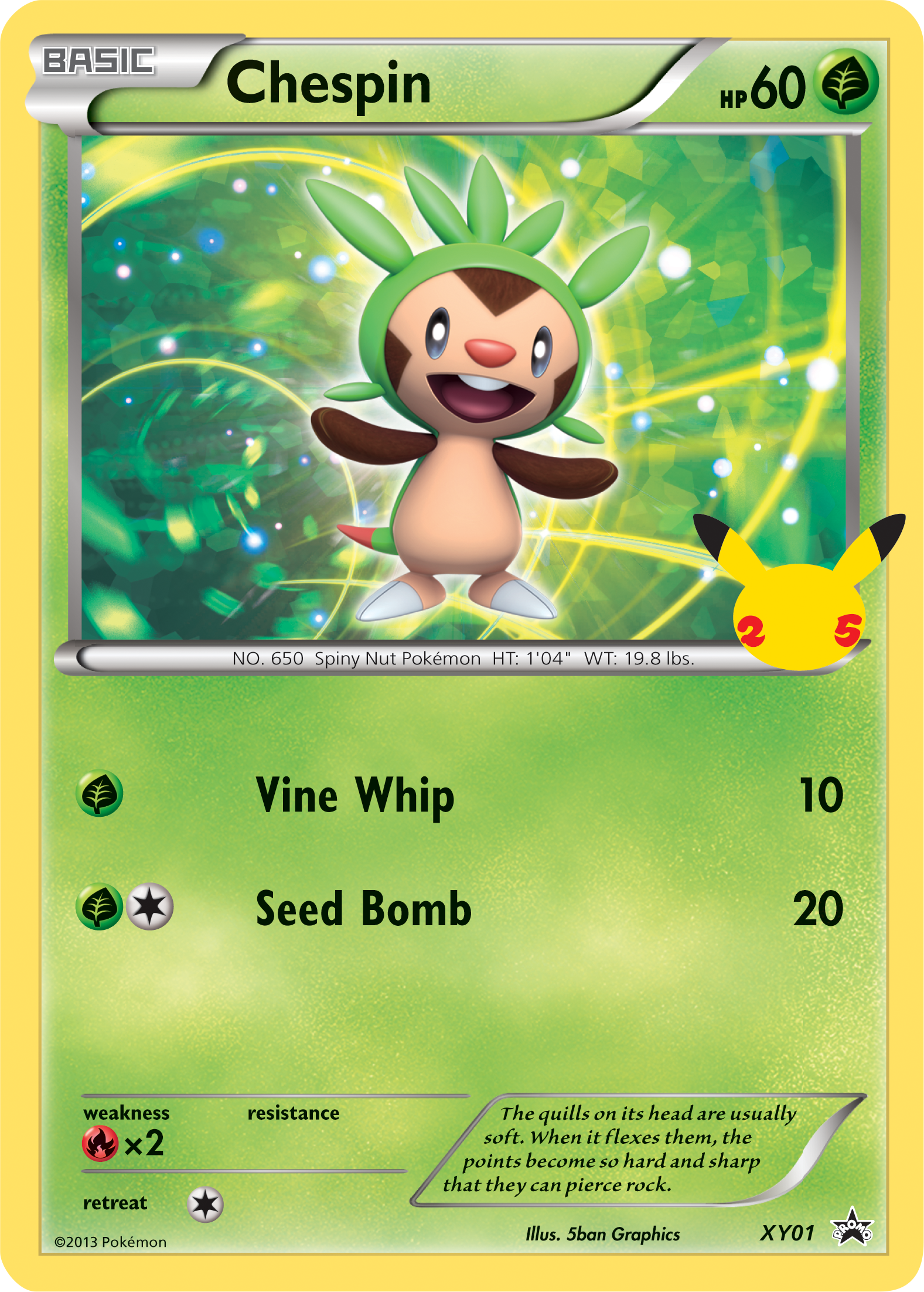 Chespin (XY01) [First Partner Pack] | KingTCG.ca